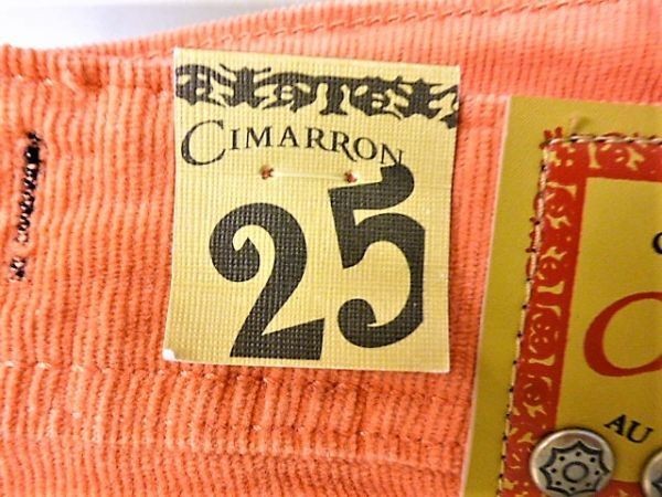 CIMARRON シマロン レディース ストレッチパンツ ◆CIM441-243 25 オレンジ コーデュロイ 15800円