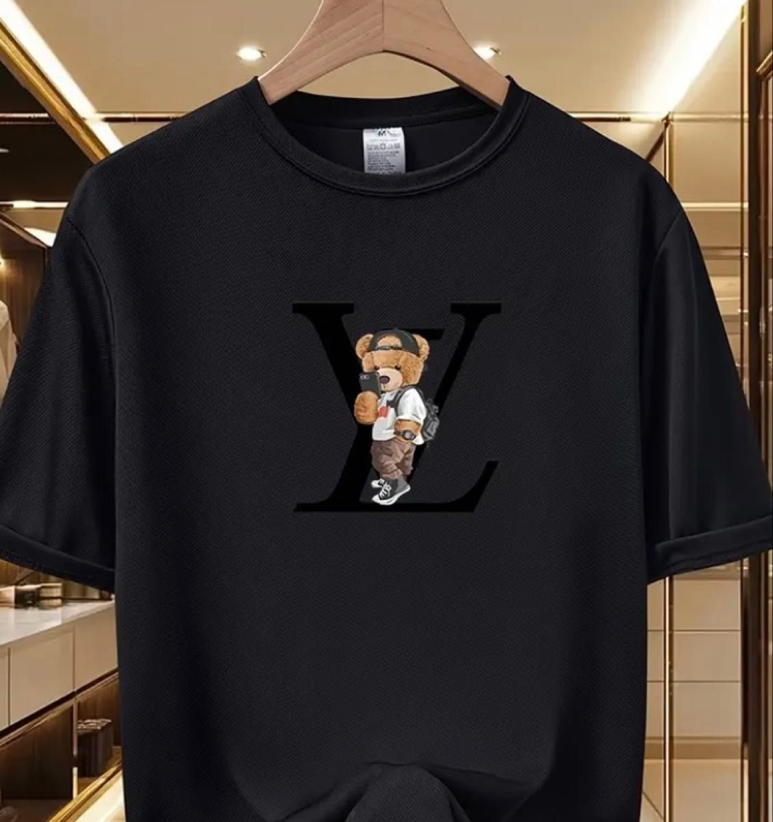 P5 新品 パロディTシャツ ブラック Lサイズ相当(表記はUS S P5 新品 パロディTシャツ ブラック Lサイズ相当(表記はUS S