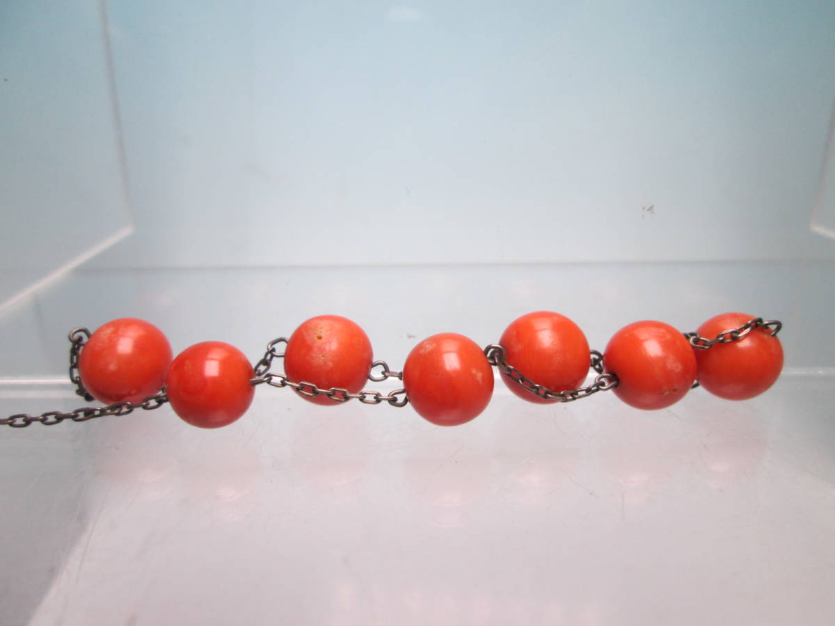 [. month ] antique * red ... sphere 1,1cm 13,43g 7 piece 