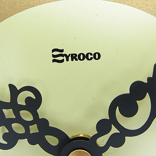 送料無料 アンティークウォールクロック SYROCO/ヴィンテージ壁掛け時計アメリカ製usaミッドセンチュリーデコラティブクラシック50s60s70s_画像8