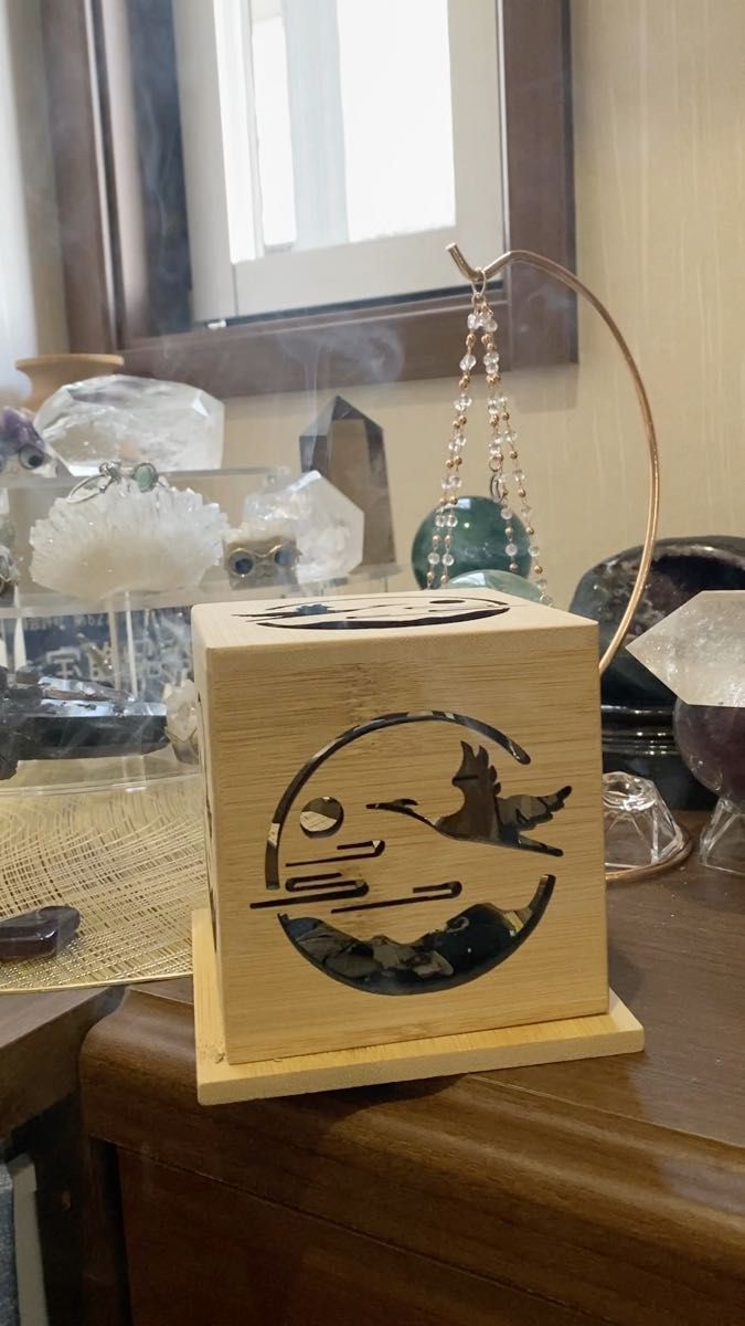 香炉 蚊取線香 ランタン 浄化 竹