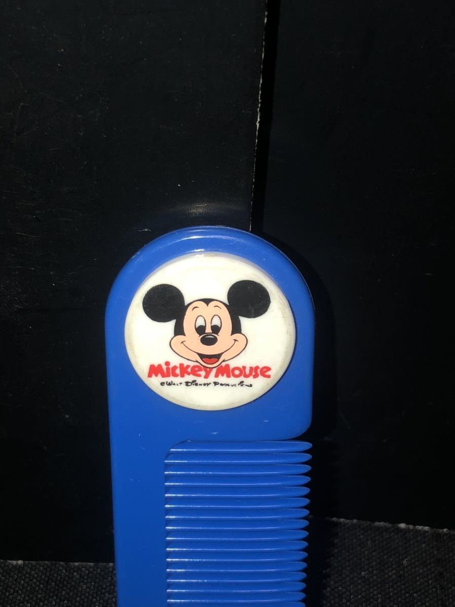 新品　未使用　1980年代 当時物　ディズニー クシ　Mickey Mouse ミッキーマウス　古い　昔の　昭和　レトロ TDL vintage retoro くし_画像2