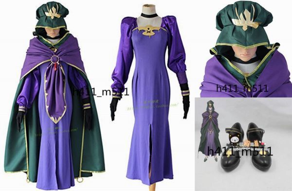 cos7424Fate/Grand Order メディア リリィ コスプレ衣装+帽+手袋 cos7424Fate/Grand Order メディア リリィ コスプレ衣装+帽+手袋