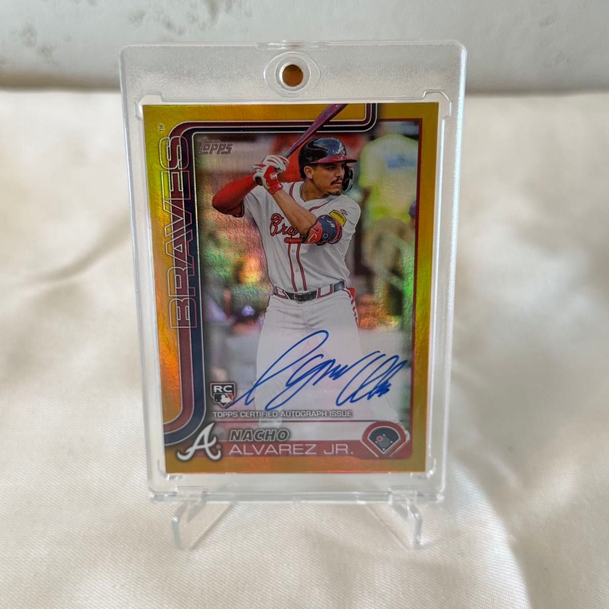 topps Nacho Alvarez Jr (ナチョ アルバレス)直筆サイン入り topps Nacho Alvarez Jr (ナチョ アルバレス)直筆サイン入り