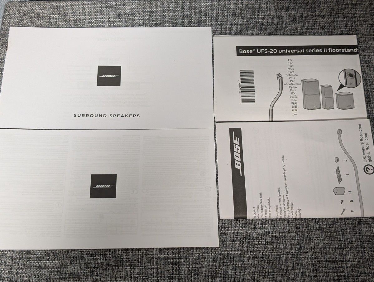 美品】BOSE Surround Speakers ボーズ サラウンドスピーカー 美品】BOSE Surround Speakers ボーズ サラウンドスピーカー