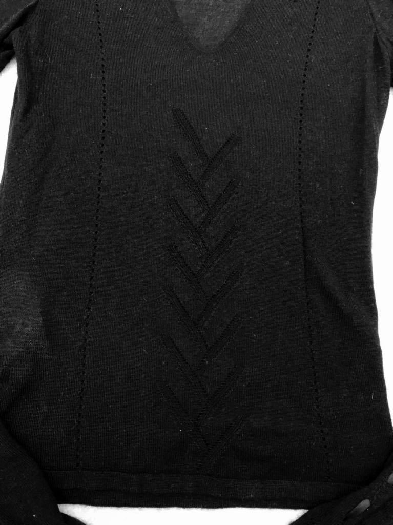 emanuel ungaro silk cashmere sweater sizeS silk cashmere sweater black black Italy made emanyu L Ungaro 