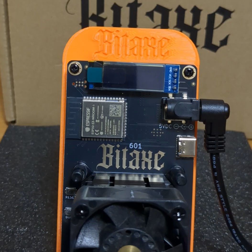 Bitaxe Gamma 601 ビットコイン ソロマイニング専用 ASIC BM1370 1.2TH/s