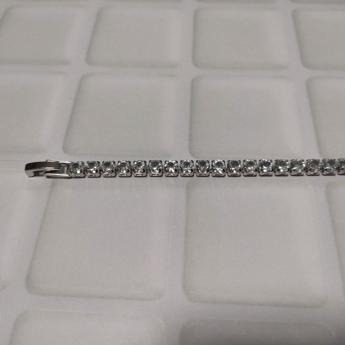 19cm》テニスブレスレット シルバー ブレスレット ジルコニア 19cm》テニスブレスレット シルバー ブレスレット ジルコニア