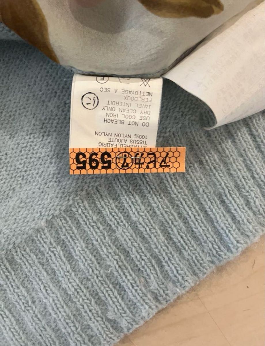 トリコ コムデギャルソン tricot COMME des GARCONS 水色 長袖 トリコ コムデギャルソン tricot COMME des GARCONS 水色 長袖