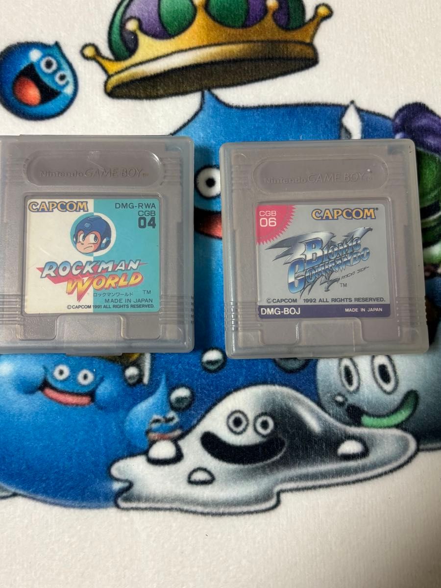 ロックマンワールド & バイオニックコマンドー ゲームボーイ ロックマンワールド & バイオニックコマンドー ゲームボーイ