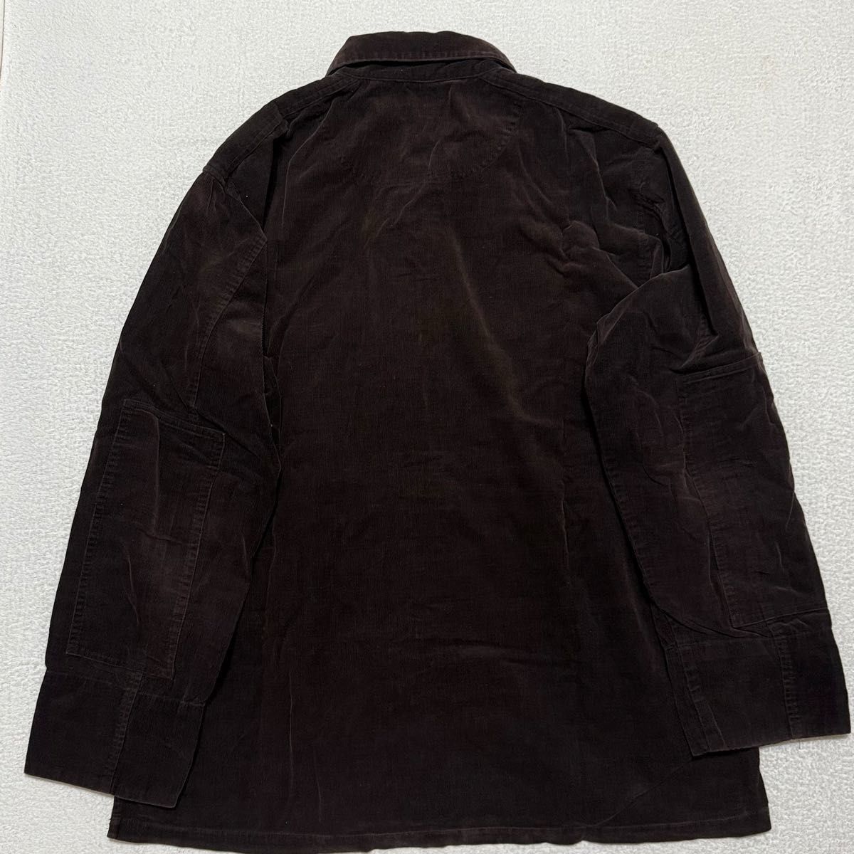 BURBERRY BLACK LABEL コーデュロイ ダークブラウン シャツ BURBERRY BLACK LABEL コーデュロイ ダークブラウン シャツ