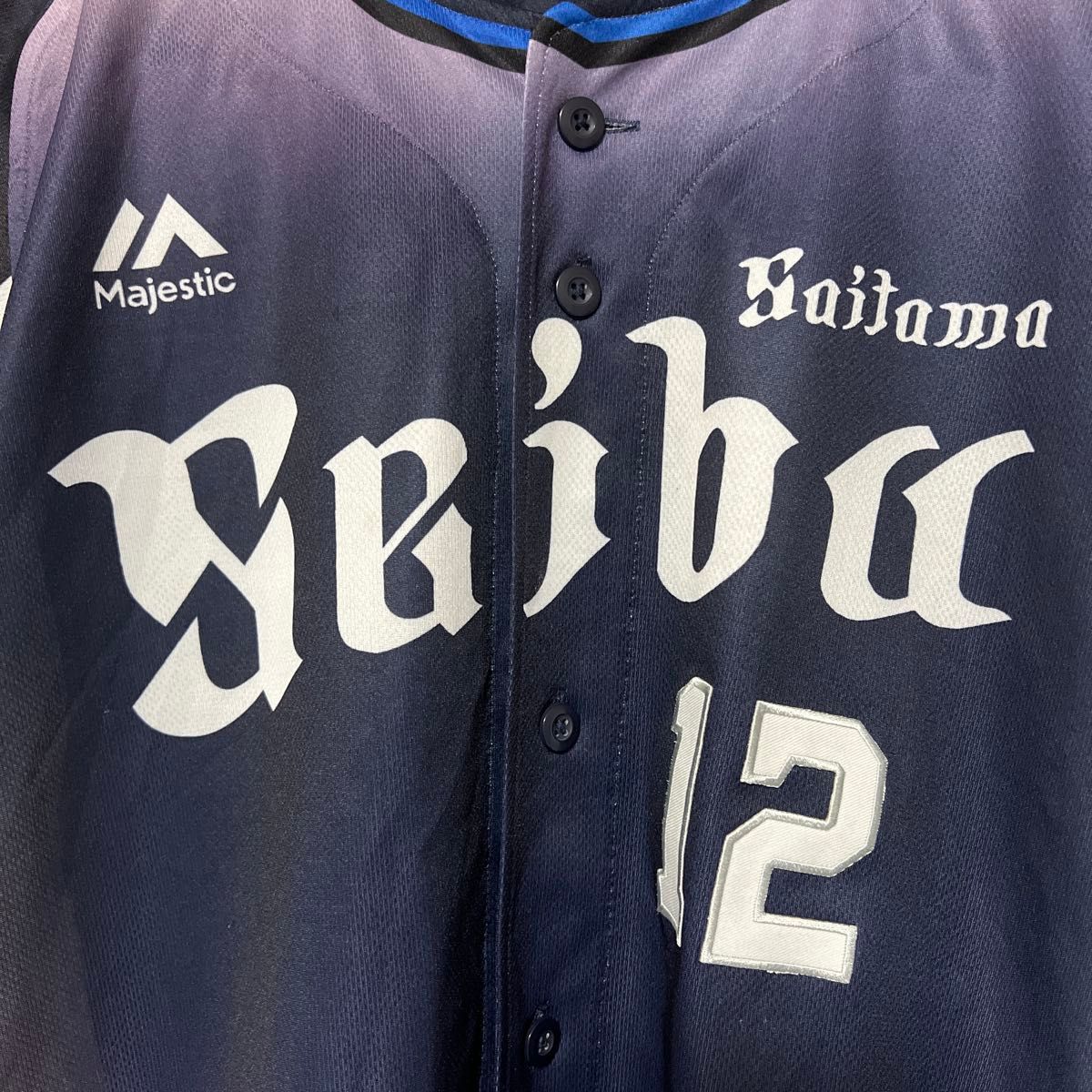 埼玉西武ライオンズ ビジターユニフォーム #12 渡邉勇太朗 選手 埼玉西武ライオンズ ビジターユニフォーム #12 渡邉勇太朗 選手