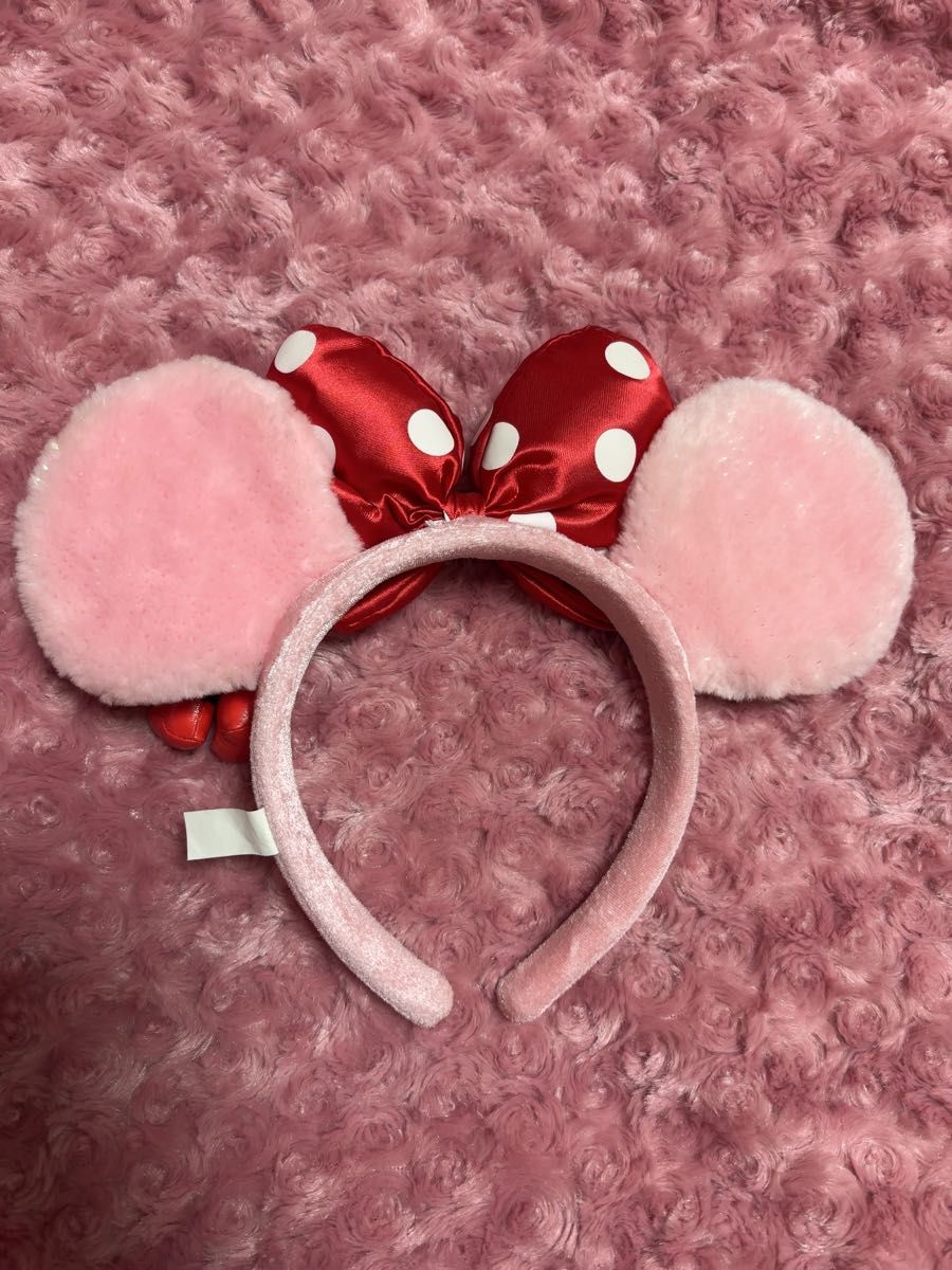 ディズニー ミニー カチューシャ リボン ドット 水玉 ぬいぐるみ ディズニー ミニー カチューシャ リボン ドット 水玉 ぬいぐるみ