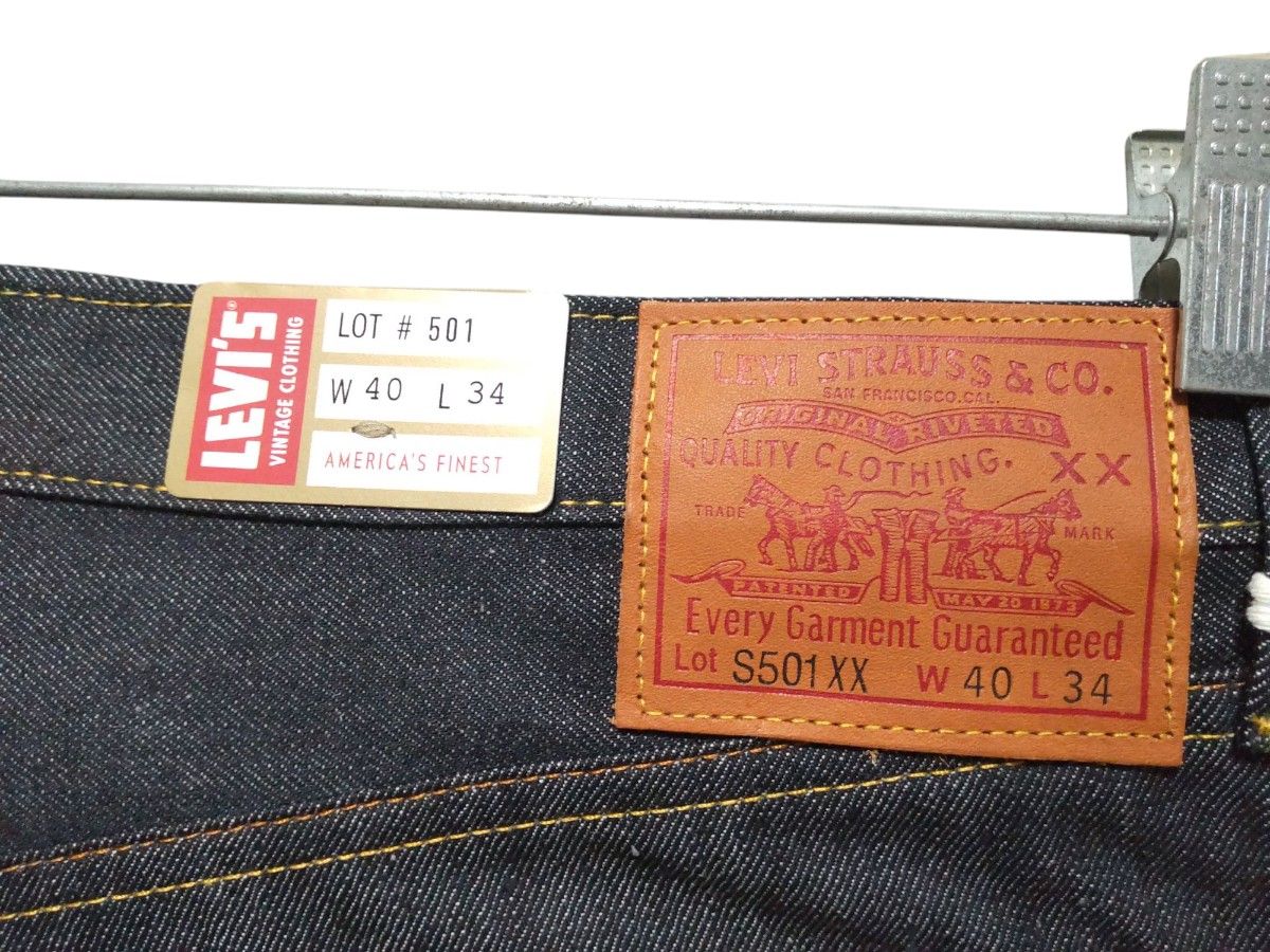 リーバイス LVC W40(104×85) S501 S501xx 復刻 レプリカ BIGE 赤 リーバイス LVC W40(104×85) S501 S501xx 復刻 レプリカ BIGE 赤