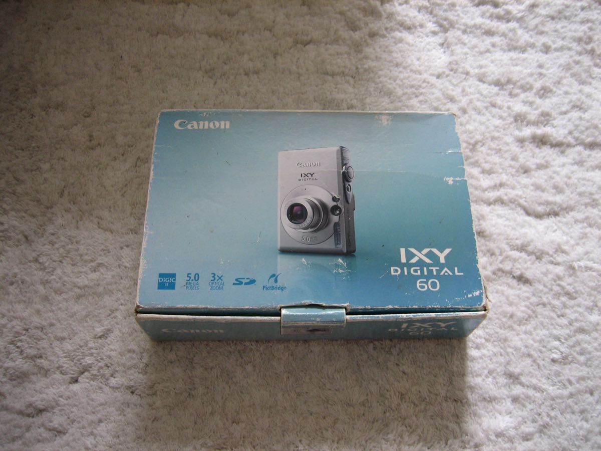 動作確認済】Canon キャノン IXY イクシー DIGITAL 60 レトロ 動作確認済】Canon キャノン IXY イクシー DIGITAL 60 レトロ