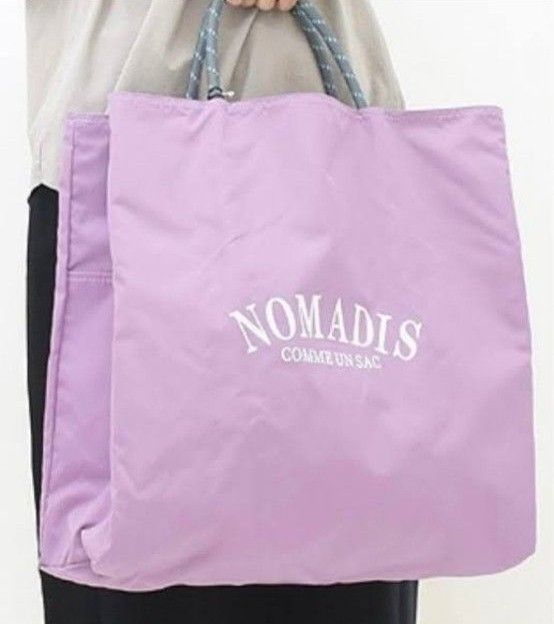 新品未使用 CLASSY掲載 NOMADIS リバーシブル トートバッグ L 新品未使用 CLASSY掲載 NOMADIS リバーシブル トートバッグ L