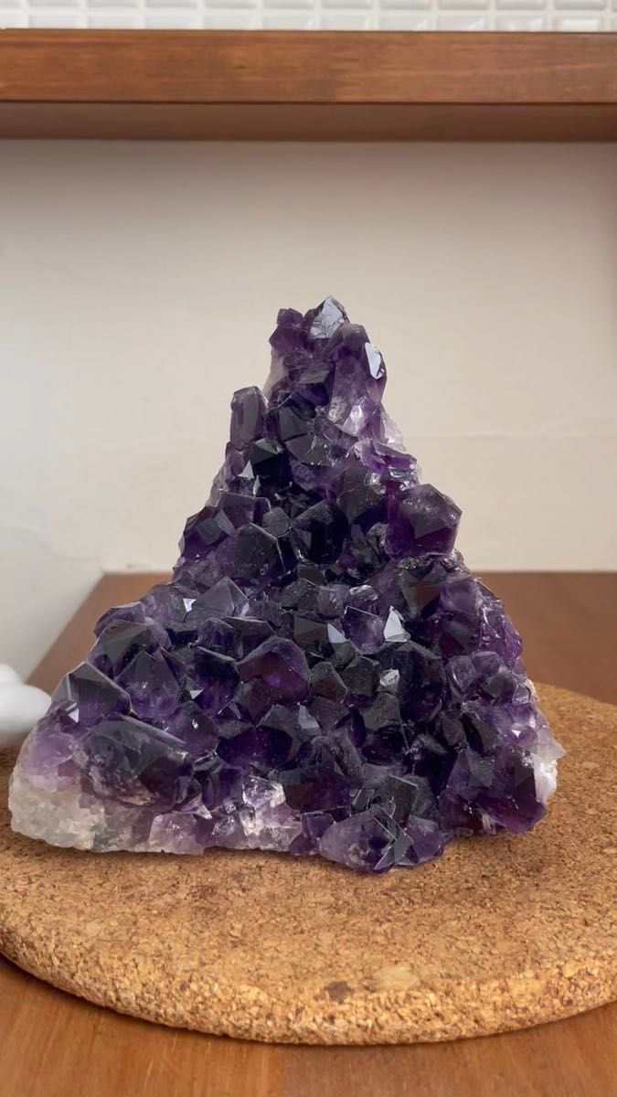 1088g アメジスト ジオード クラスター ドーム 紫水晶 アメジストクラスター 水晶共生 Amethyst アメシスト
