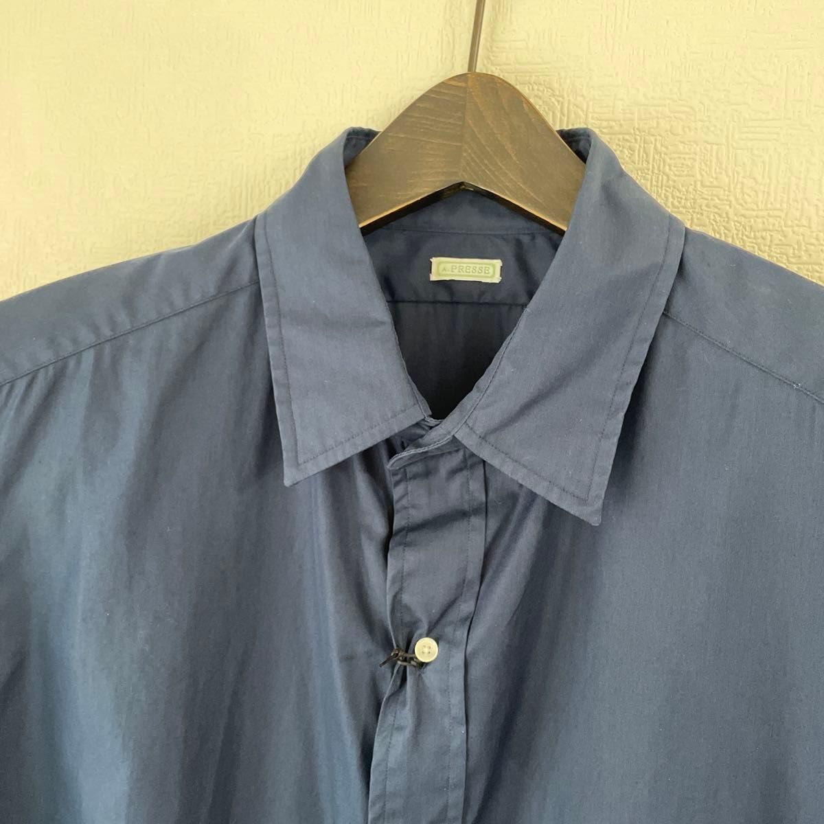 新品未使用】A PRESSE Regular Collar Shirt アプレッセ 新品未使用】A PRESSE Regular Collar Shirt アプレッセ