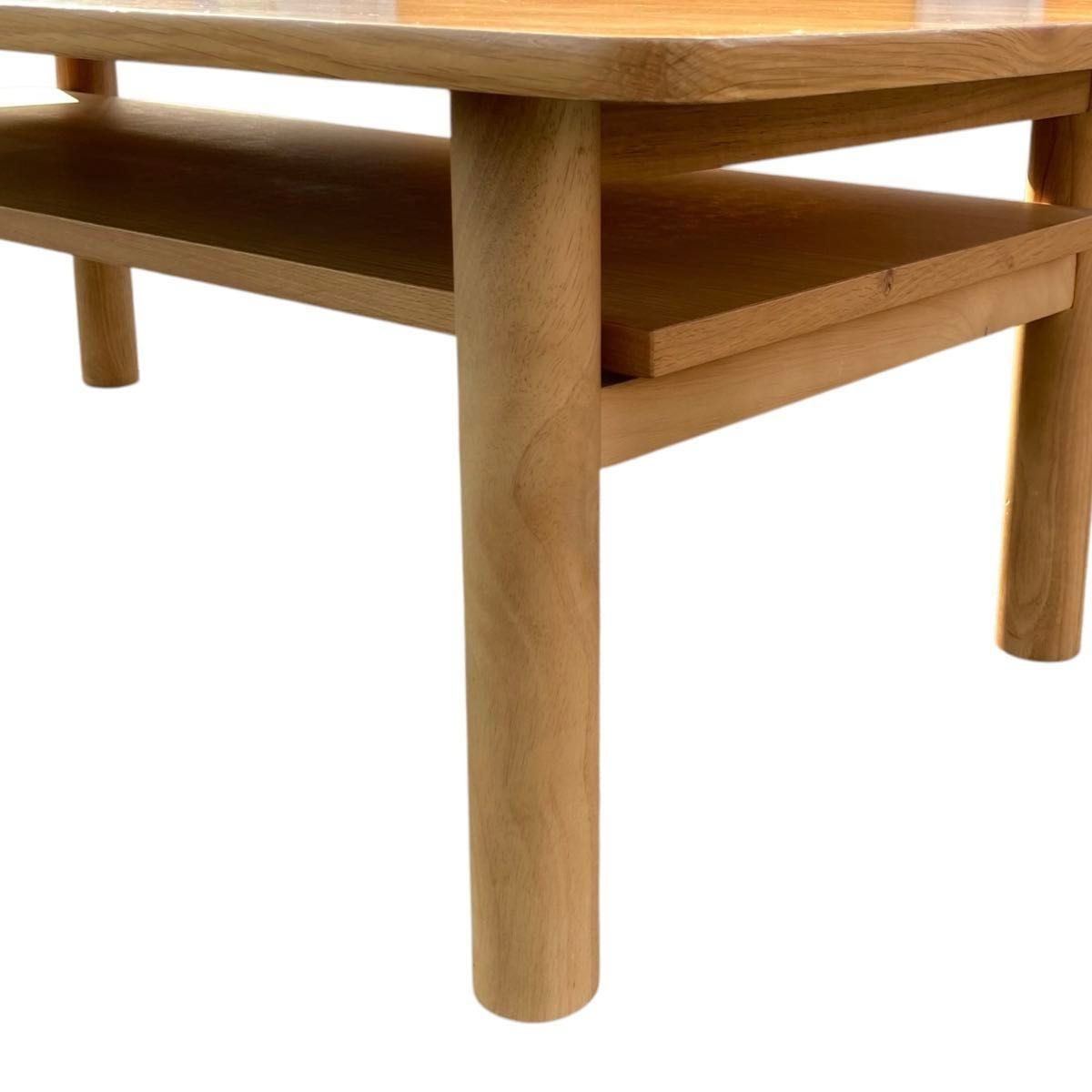 無印良品 MUJI 木製ローテーブル オーク材 幅110cm|Yahoo 無印良品 MUJI 木製ローテーブル オーク材 幅110cm|Yahoo