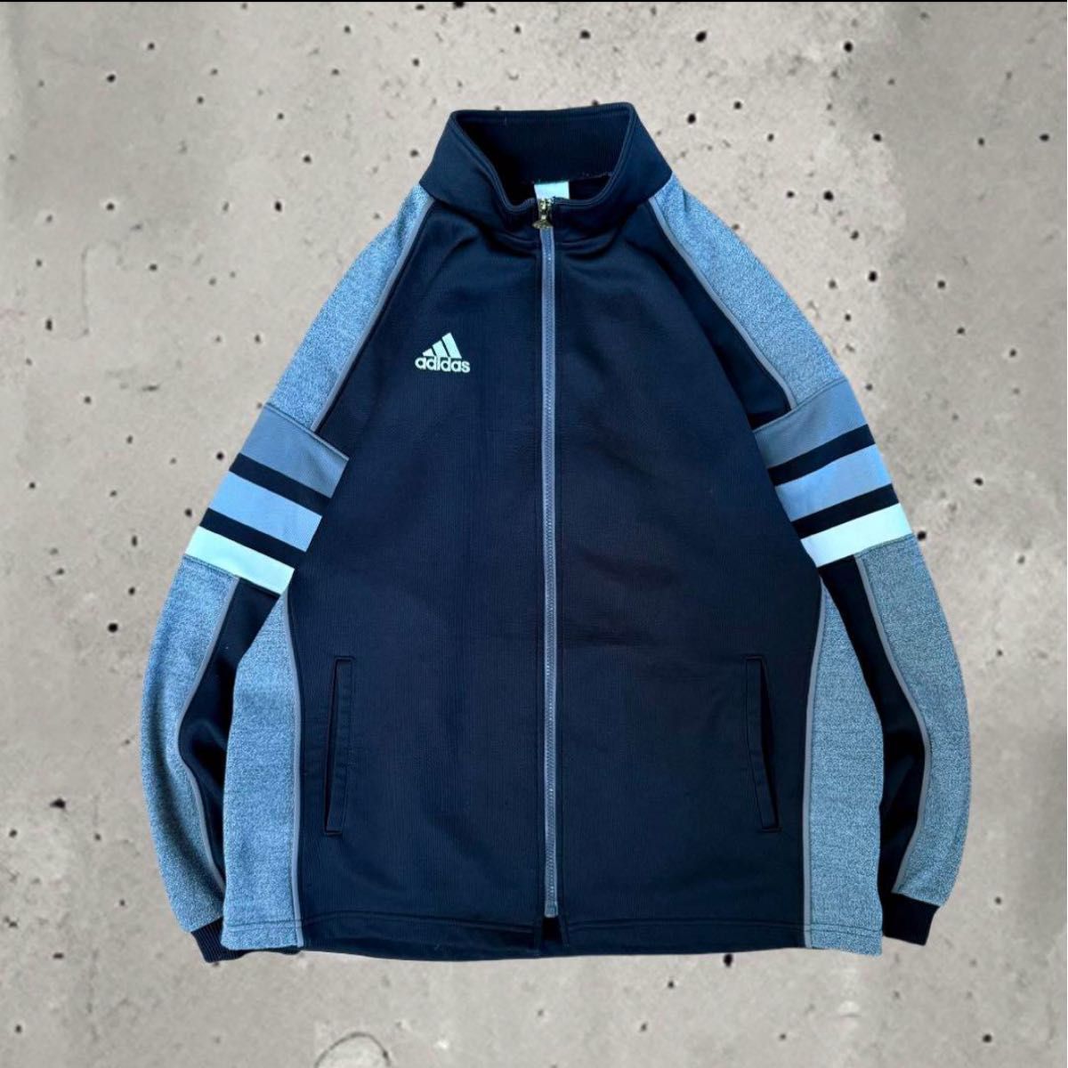 90s adidas 刺繍ロゴ トラックジャケット ジャージ マルチカラー 90s adidas 刺繍ロゴ トラックジャケット ジャージ マルチカラー