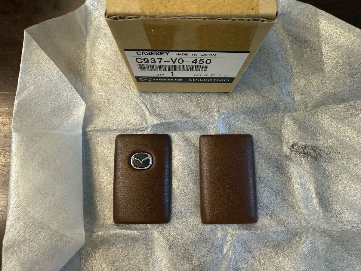 未使用品 マツダ MAZDA 純正 セレクティブキーシェル レザー 未使用品 マツダ MAZDA 純正 セレクティブキーシェル レザー