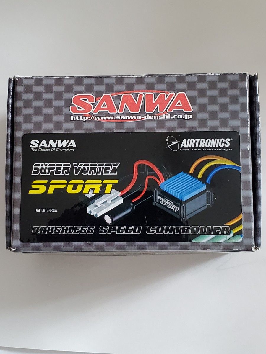 サンワ SUPER VORTEX SPORT ブラシレスアンプ 未使用 ESC サンワ SUPER VORTEX SPORT ブラシレスアンプ 未使用 ESC