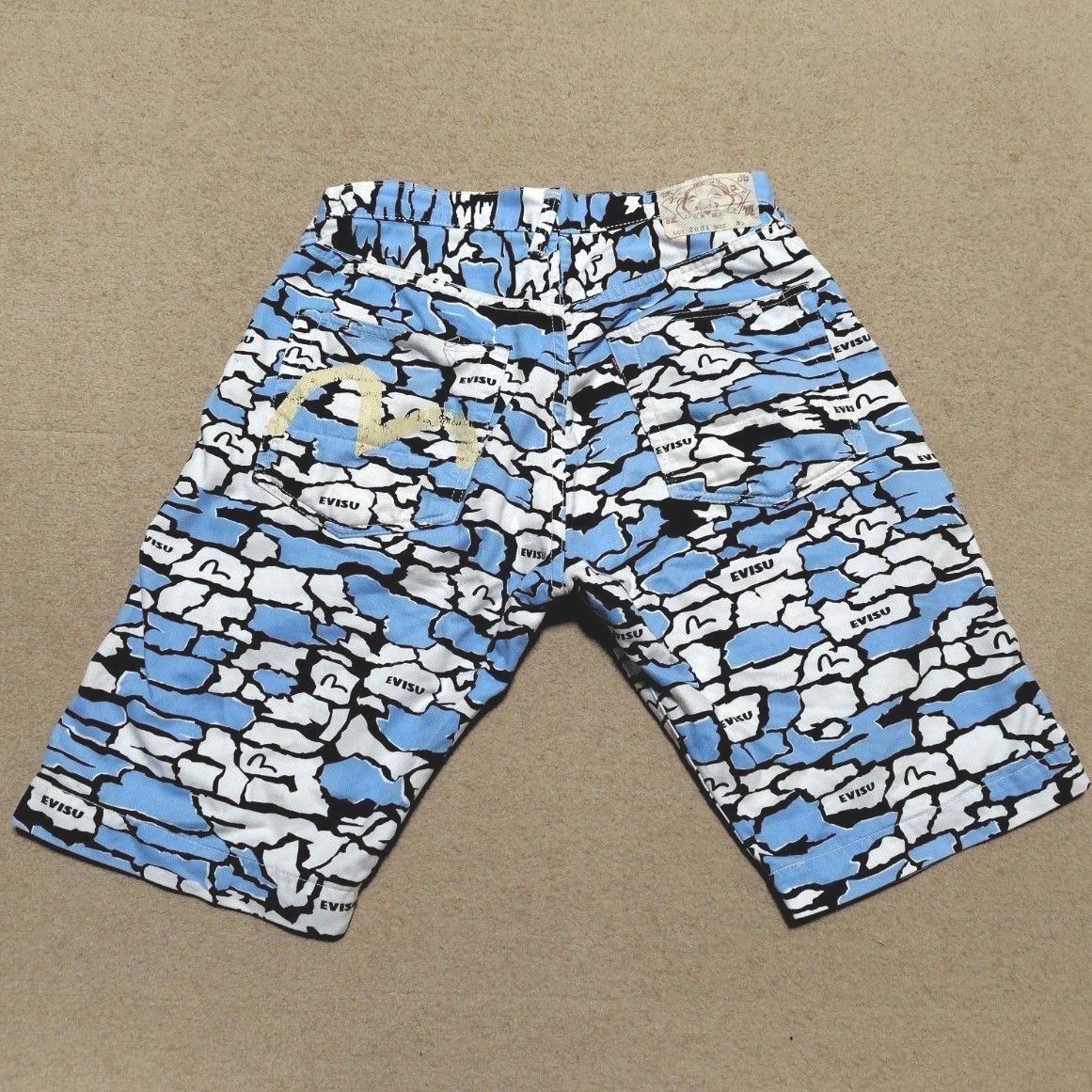 エヴィスジーンズ evisu 石垣迷彩 ショートパンツ ハーフパンツ エヴィスジーンズ evisu 石垣迷彩 ショートパンツ ハーフパンツ