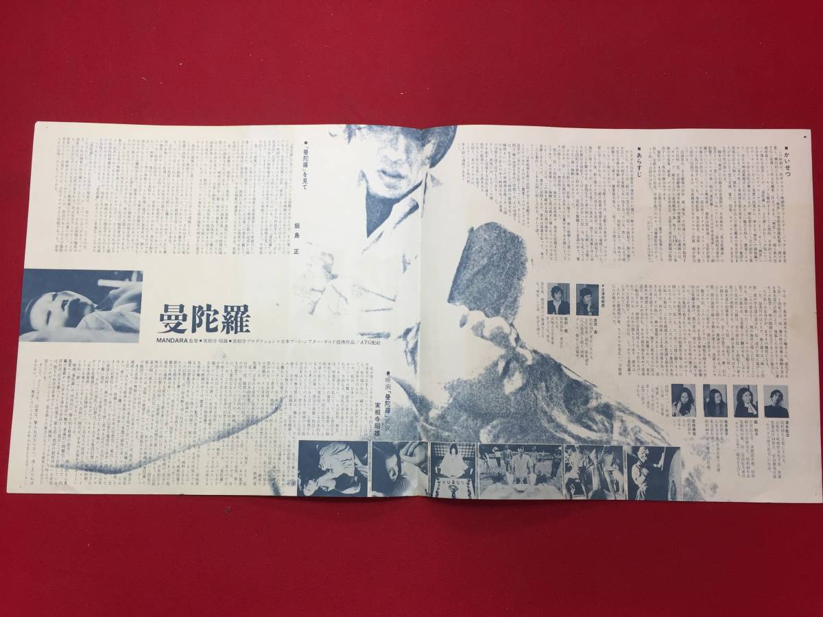 【年中無休】 実相寺昭雄 cb11153『曼陀羅』プレス 森秋子 桜井浩子 田村亮 その他
