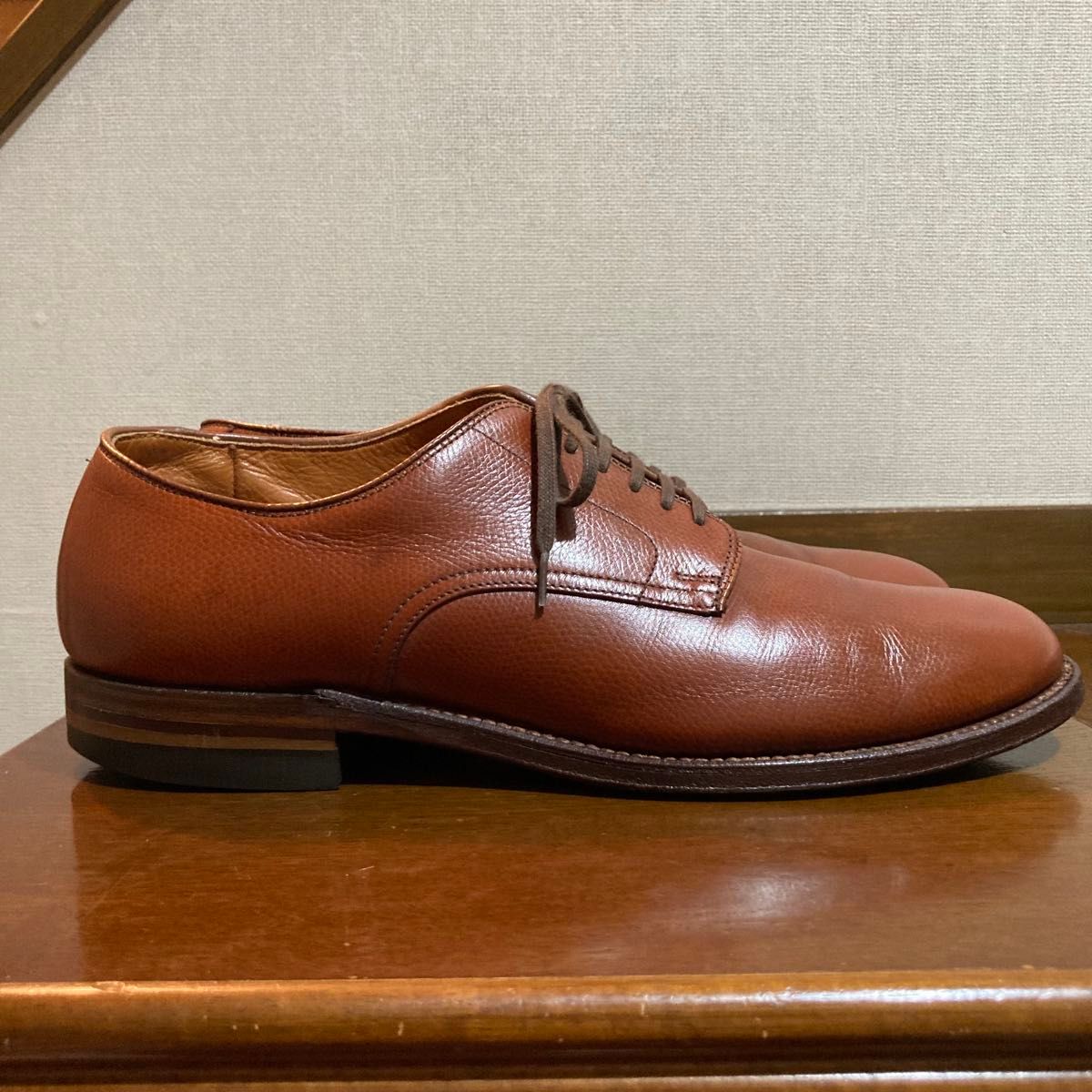 ALDEN】プレーントゥ ダービー ドレスシューズ ミリタリーラスト ALDEN】プレーントゥ ダービー ドレスシューズ ミリタリーラスト