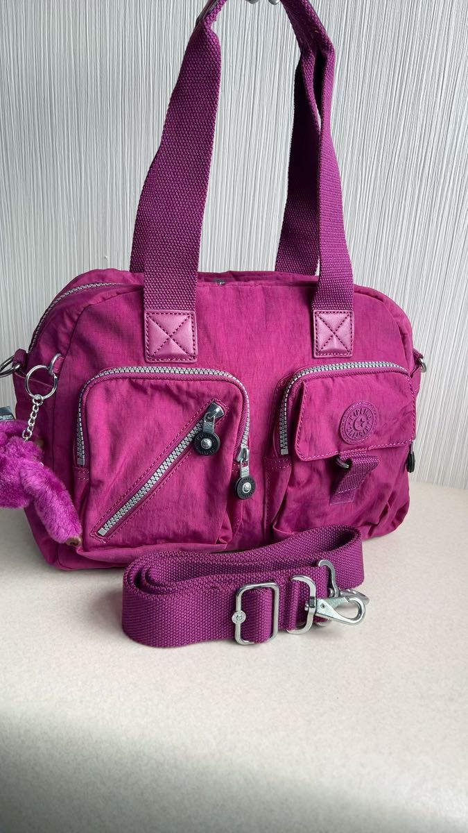 訳あり未使用 kipling 2way トートバッグ ショルダーバッグ
