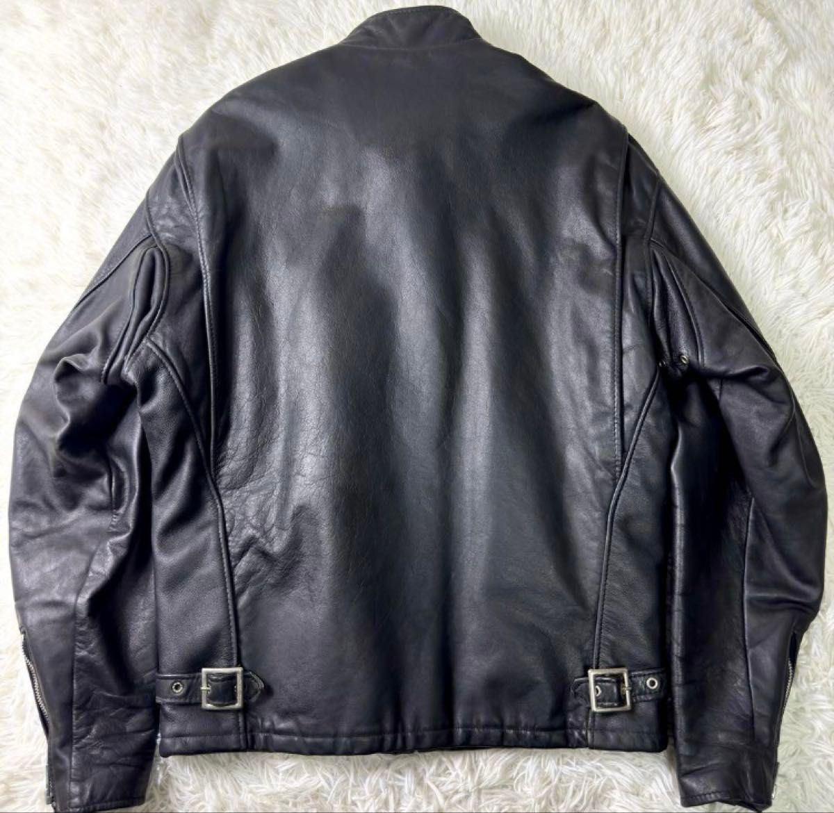 schott ライダースジャケット シングル 641Q 黒 レザー 38 L schott ライダースジャケット シングル 641Q 黒 レザー 38 L