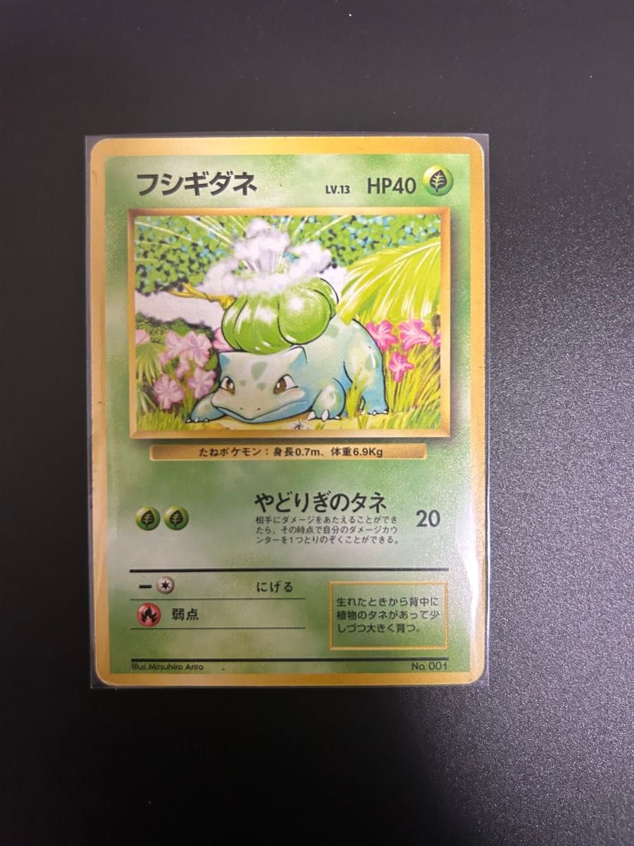 旧裏 フシギダネ マークなし 初版 やどりぎのタネ 旧裏ポケモン 旧裏 フシギダネ マークなし 初版 やどりぎのタネ 旧裏ポケモン