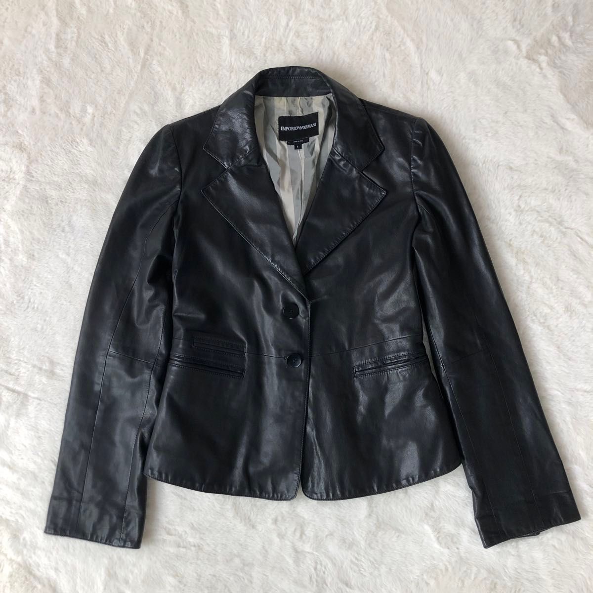 EMPORIO ARMANI レザージャケット ブラック レディース|Yahoo EMPORIO ARMANI レザージャケット ブラック レディース|Yahoo
