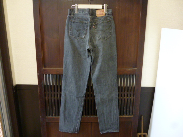 USA古着　80s 90s Levis 501 MADE IN USA 黒　ブラック　グレー　W29 L34 リーバイス アメリカ製　　１_画像2