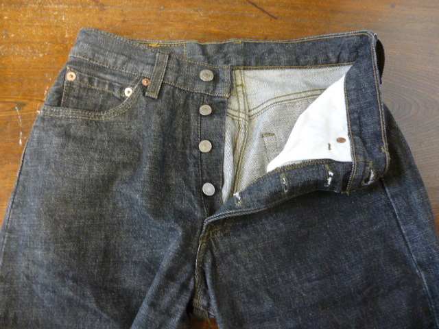 USA古着　80s 90s Levis 501 MADE IN USA 黒　ブラック　グレー　W28 L34 リーバイス アメリカ製　　２_画像6