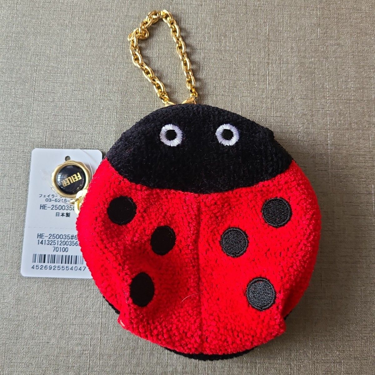 限定品】フェイラー てんとう虫チャーム 銀座本店10周年記念 限定品】フェイラー てんとう虫チャーム 銀座本店10周年記念