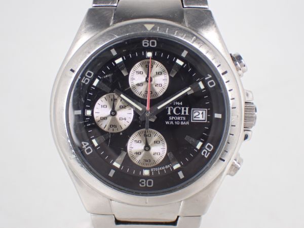 CO ジャンク 1964 TCH SPORTS メンズ腕時計 クロノグラフのみ CO ジャンク 1964 TCH SPORTS メンズ腕時計 クロノグラフのみ