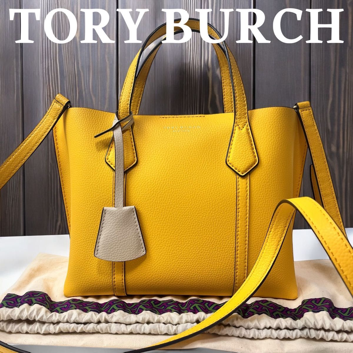 新品同様 TORY BURCH トリーバーチ ショルダーバッグ 2way 本革 新品同様 TORY BURCH トリーバーチ ショルダーバッグ 2way 本革
