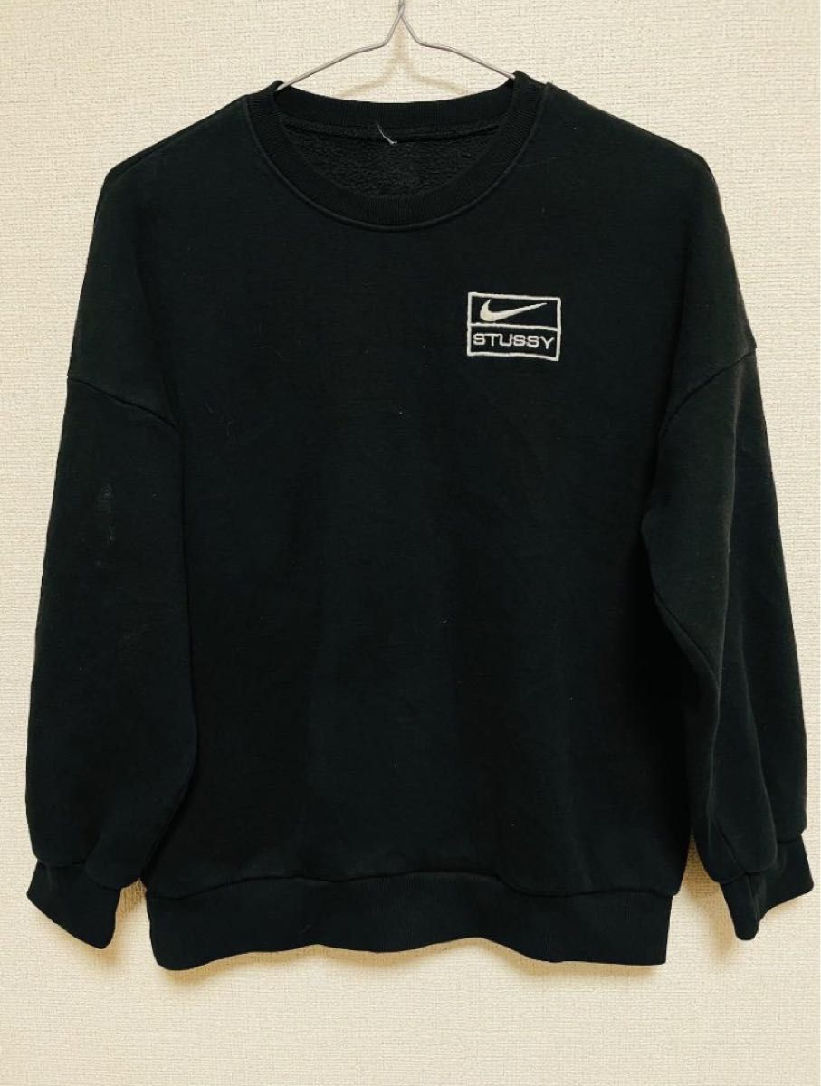 nike stussy ナイキ ステューシー スウェット ブラック 古着 nike stussy ナイキ ステューシー スウェット ブラック 古着
