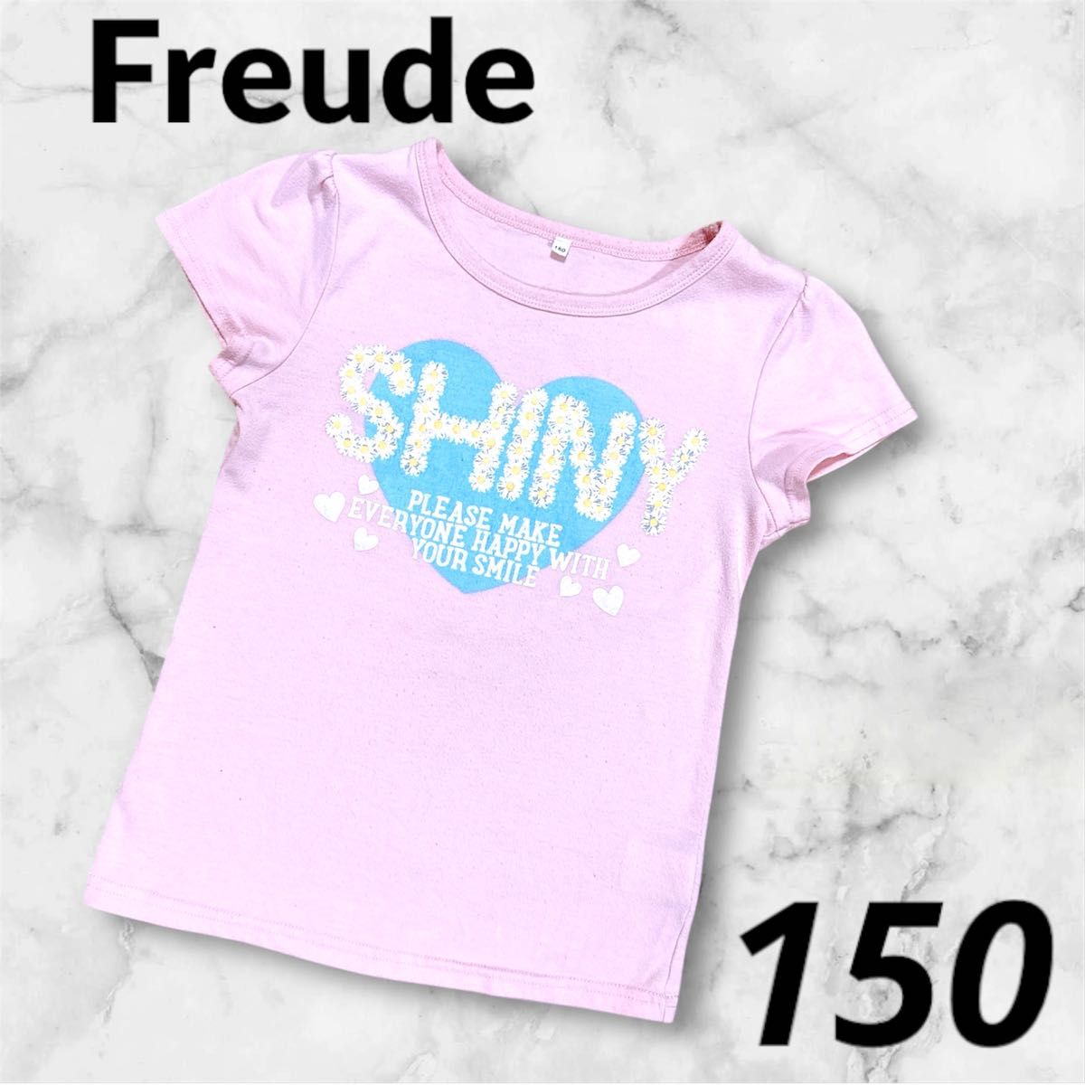 447 Freude Tシャツ 半袖 150㎝ ピンク トップス 半袖Tシャツ 447 Freude Tシャツ 半袖 150㎝ ピンク トップス 半袖Tシャツ