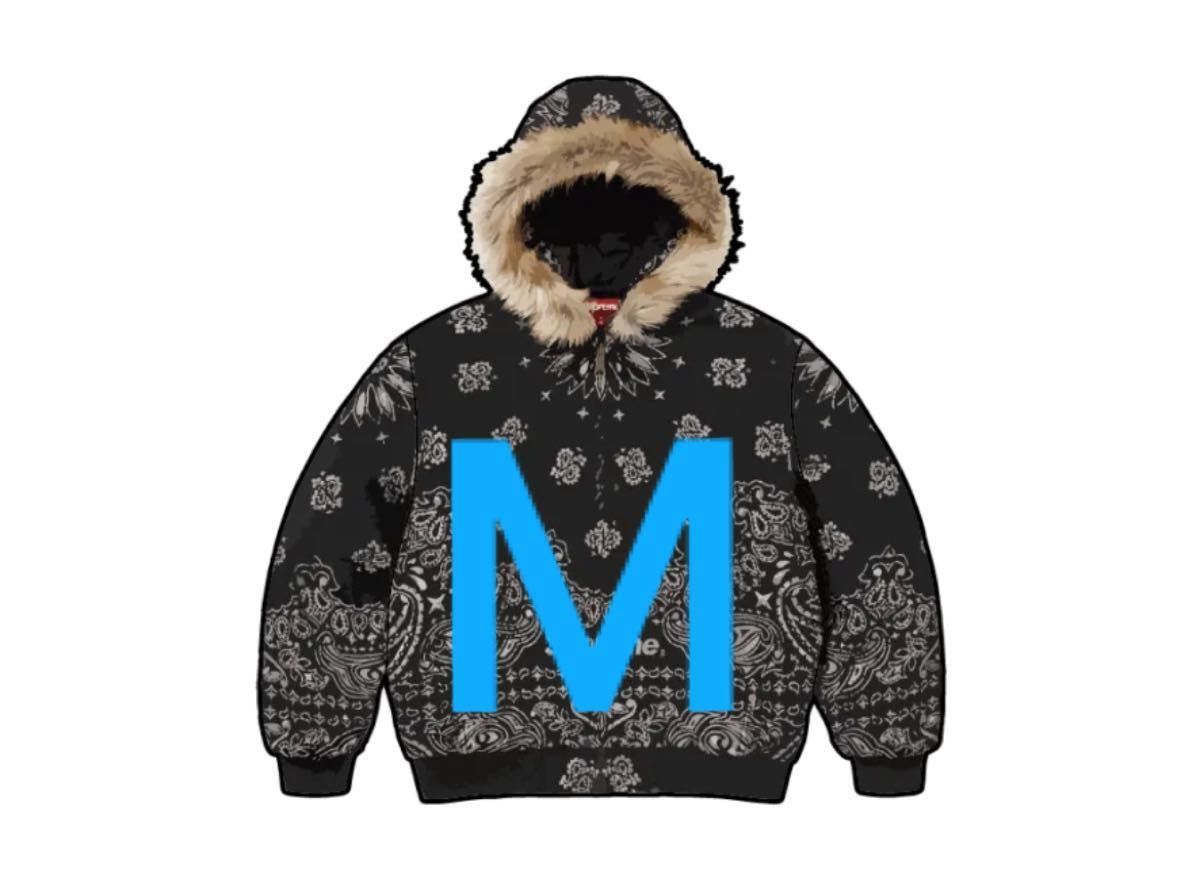 Supreme Bandana Jacquard Denim Hooded Work Jacket Supreme Bandana Jacquard Denim Hooded Work Jacket