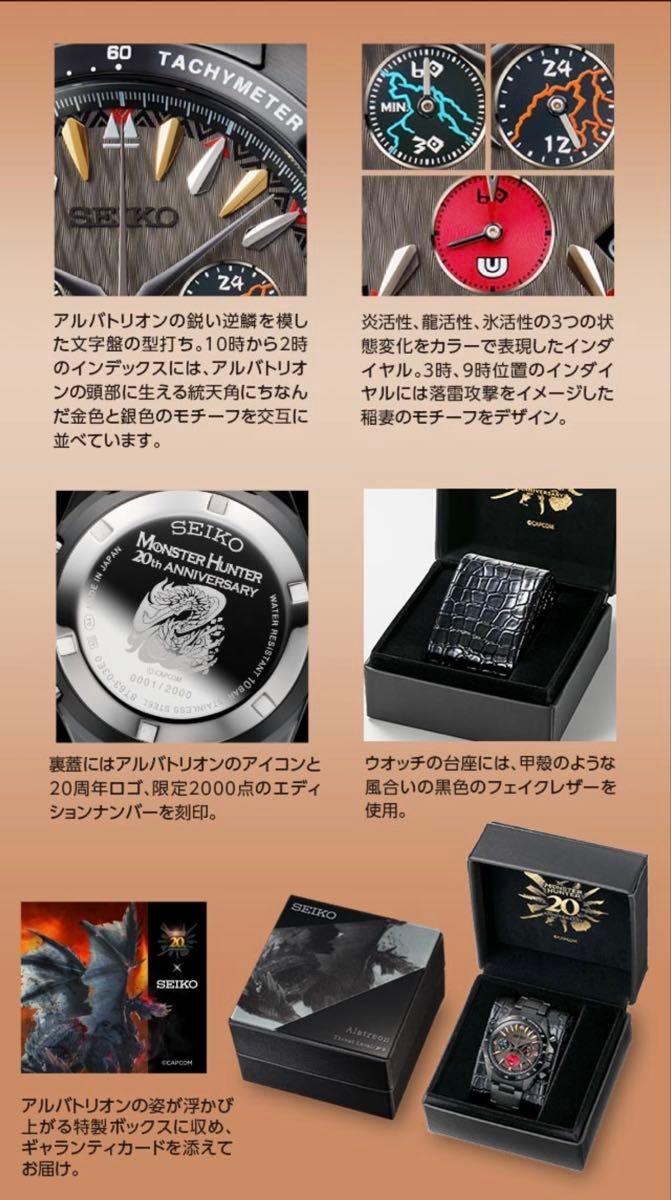 希少品 【4個セット】モンスターハンター×セイコー 20周年記念 希少品 【4個セット】モンスターハンター×セイコー 20周年記念