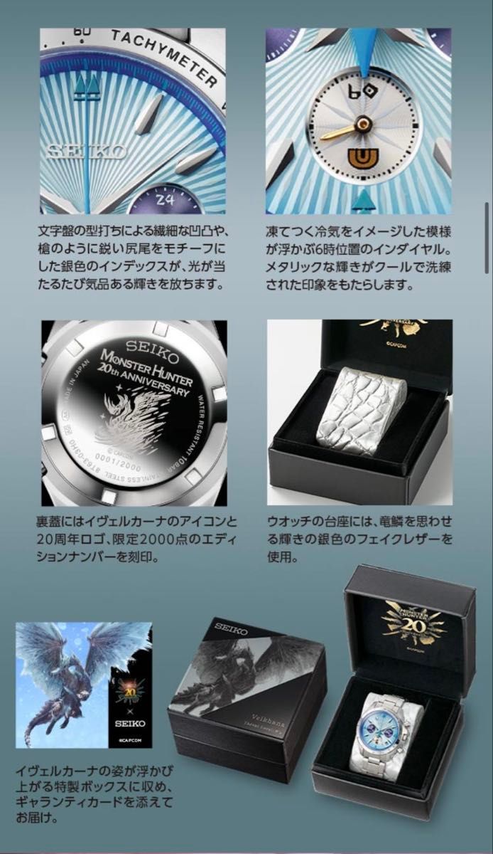 希少品 【4個セット】モンスターハンター×セイコー 20周年記念 希少品 【4個セット】モンスターハンター×セイコー 20周年記念