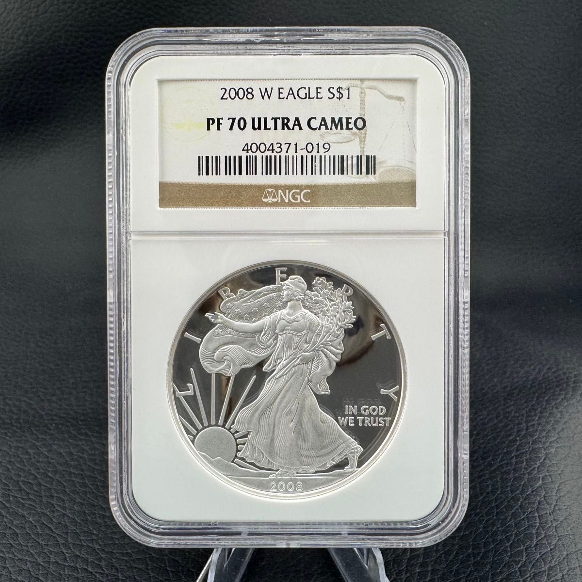 イーグル 銀貨 2008年 NGC PF70 プルーフ 最高鑑定 純銀 1オンス イーグル 銀貨 2008年 NGC PF70 プルーフ 最高鑑定 純銀 1オンス