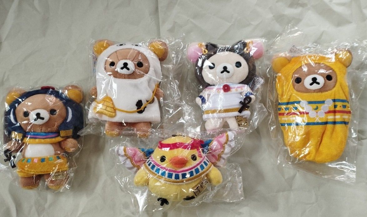 古代エジプト展 リラックマ メジェドさま風 ぶらさげぬいぐるみ