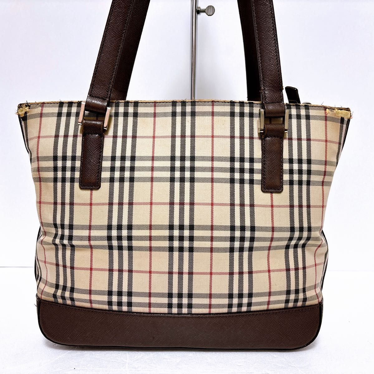 BURBERRY バーバリー ノバチェック トートバッグ ハンドバッグ BURBERRY バーバリー ノバチェック トートバッグ ハンドバッグ