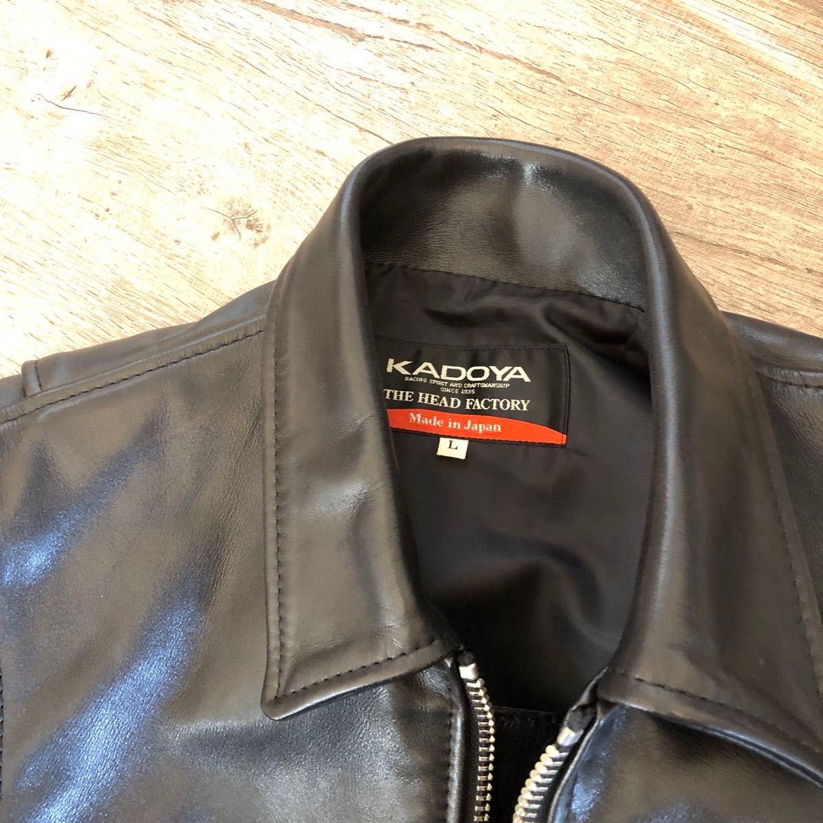 kadoya HEAD FACTORY ライダースジャケット L|Yahoo!フリマ kadoya HEAD FACTORY ライダースジャケット L|Yahoo!フリマ
