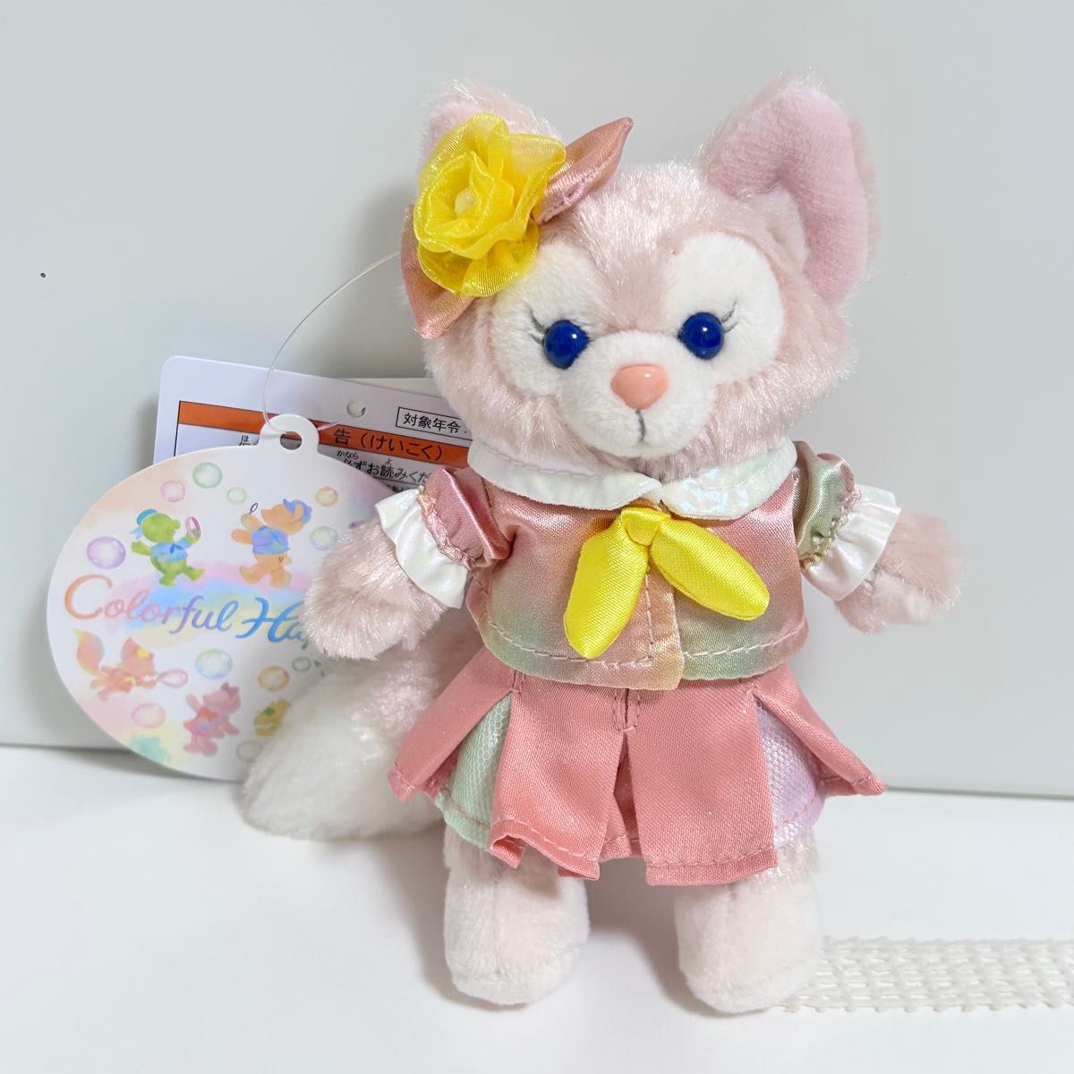 ディズニー カラフルハピネス リーナベル ぬいぐるみバッジ ディズニー カラフルハピネス リーナベル ぬいぐるみバッジ