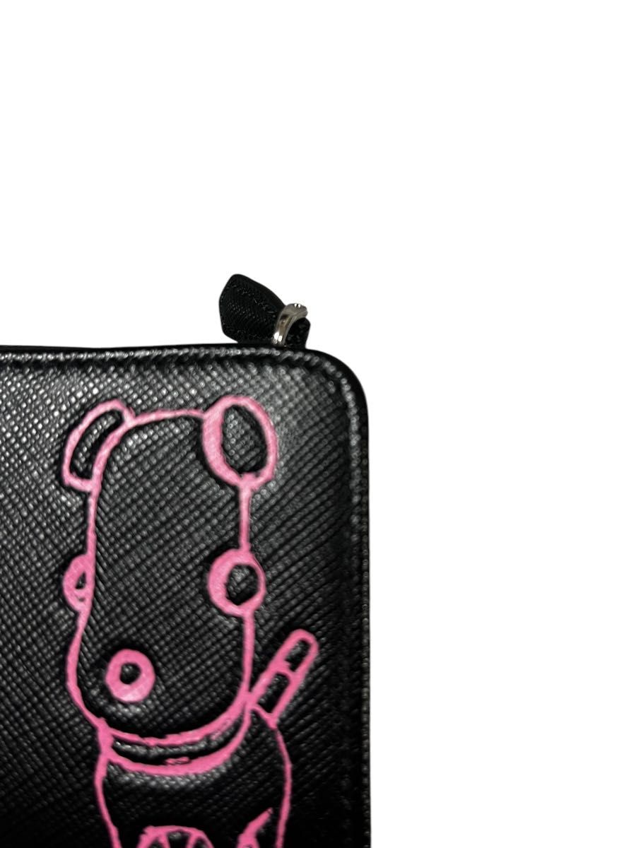 極美品・限定 PRADA プラダ サフィアーノ 二つ折り財布 ドッグ 極美品・限定 PRADA プラダ サフィアーノ 二つ折り財布 ドッグ
