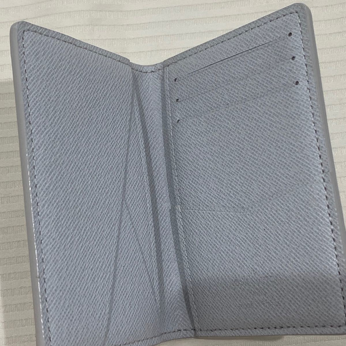 ヴィトン ホワイトモノグラム カードケース 美品! LOUIS VUITTON